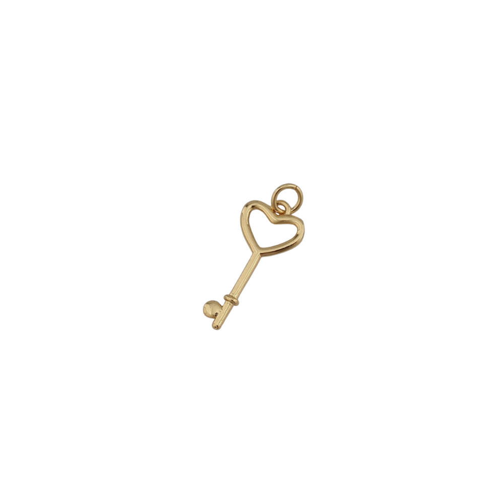 Gold Filled Heart Key