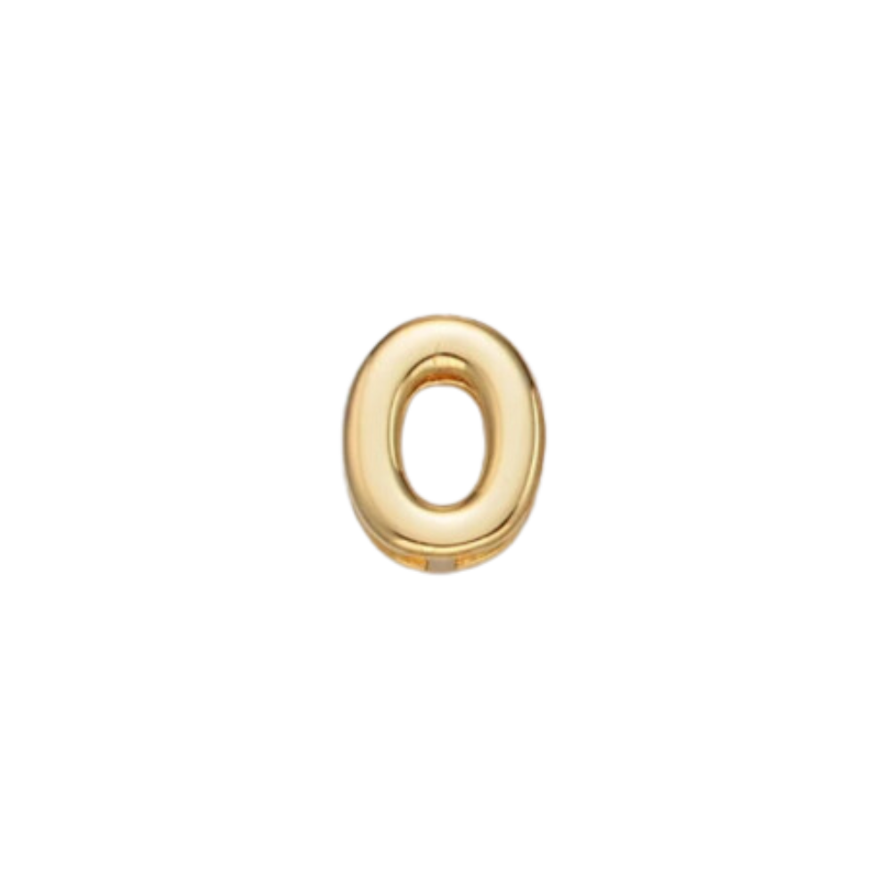 Slider Gold O Charm