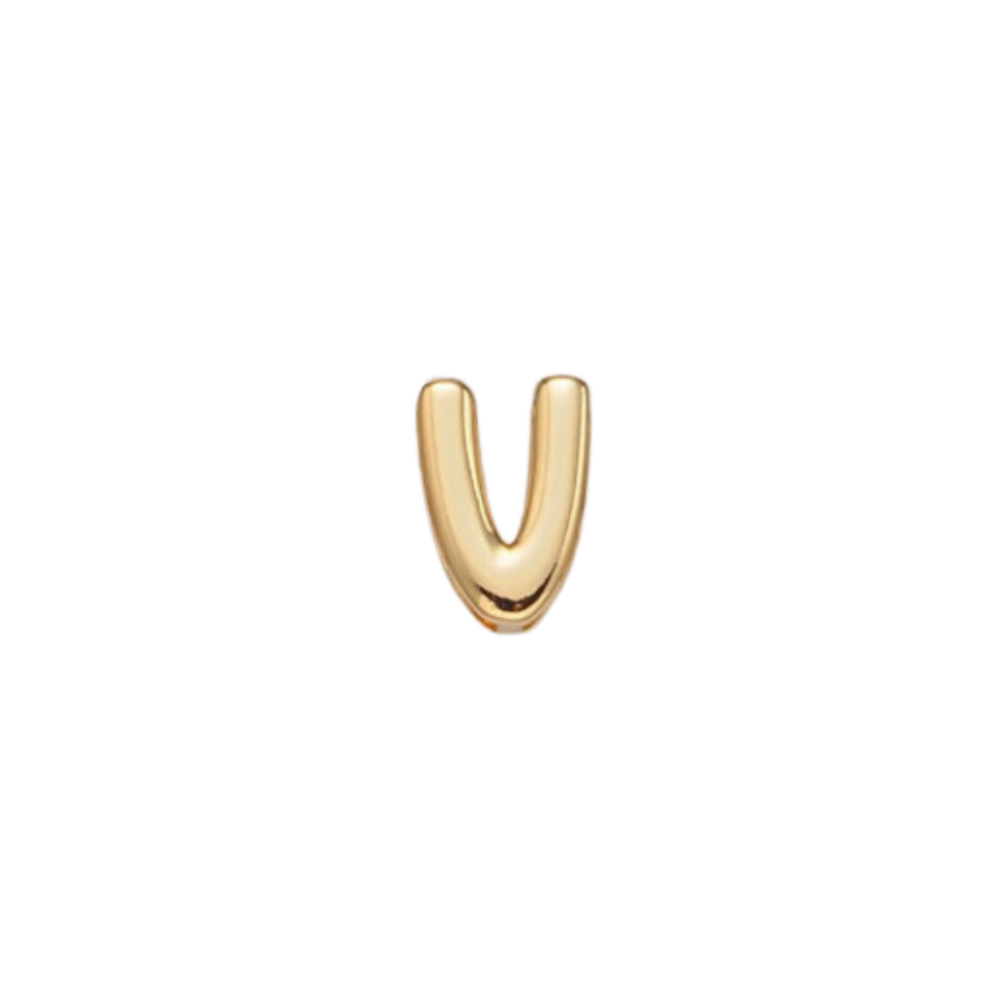 Slider Gold V Charm