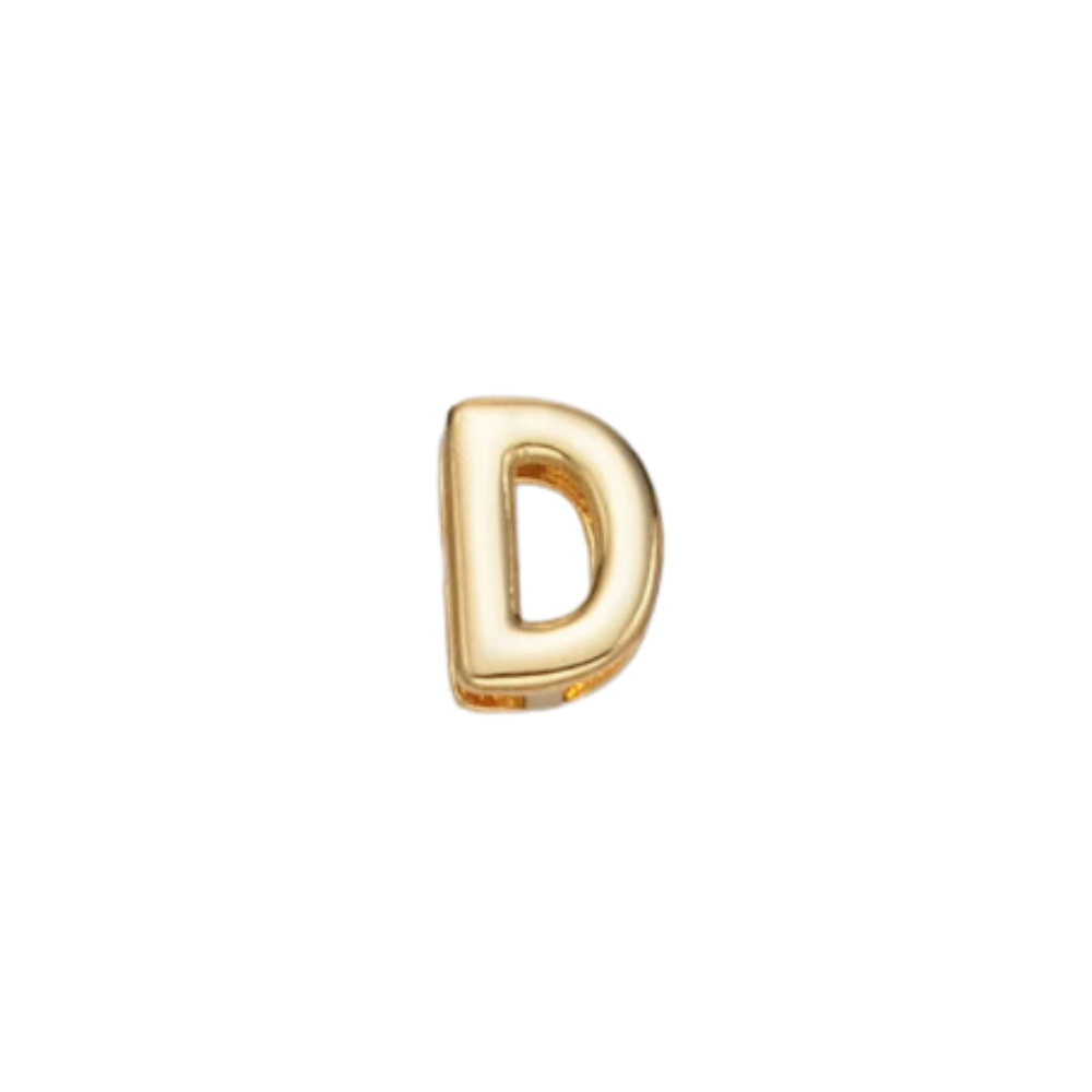 Slider Gold D Charm
