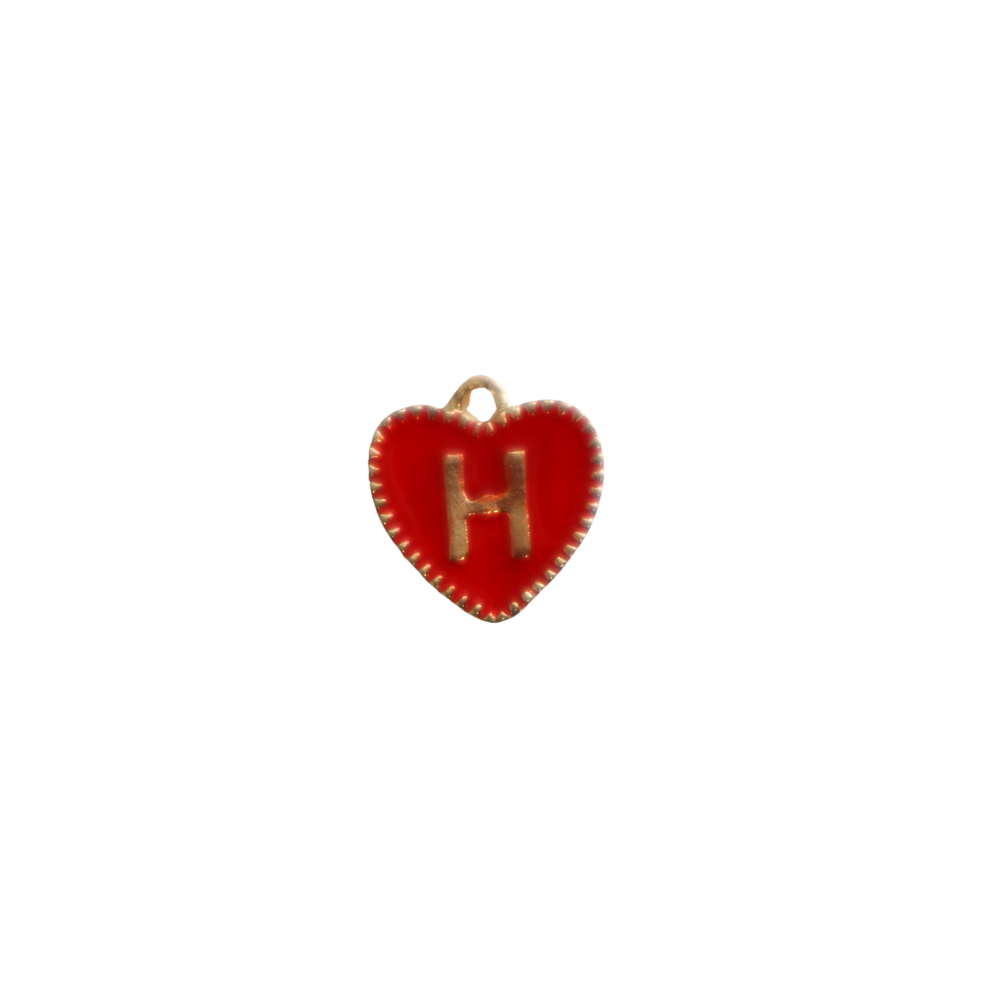 Red Textured “H” Heart