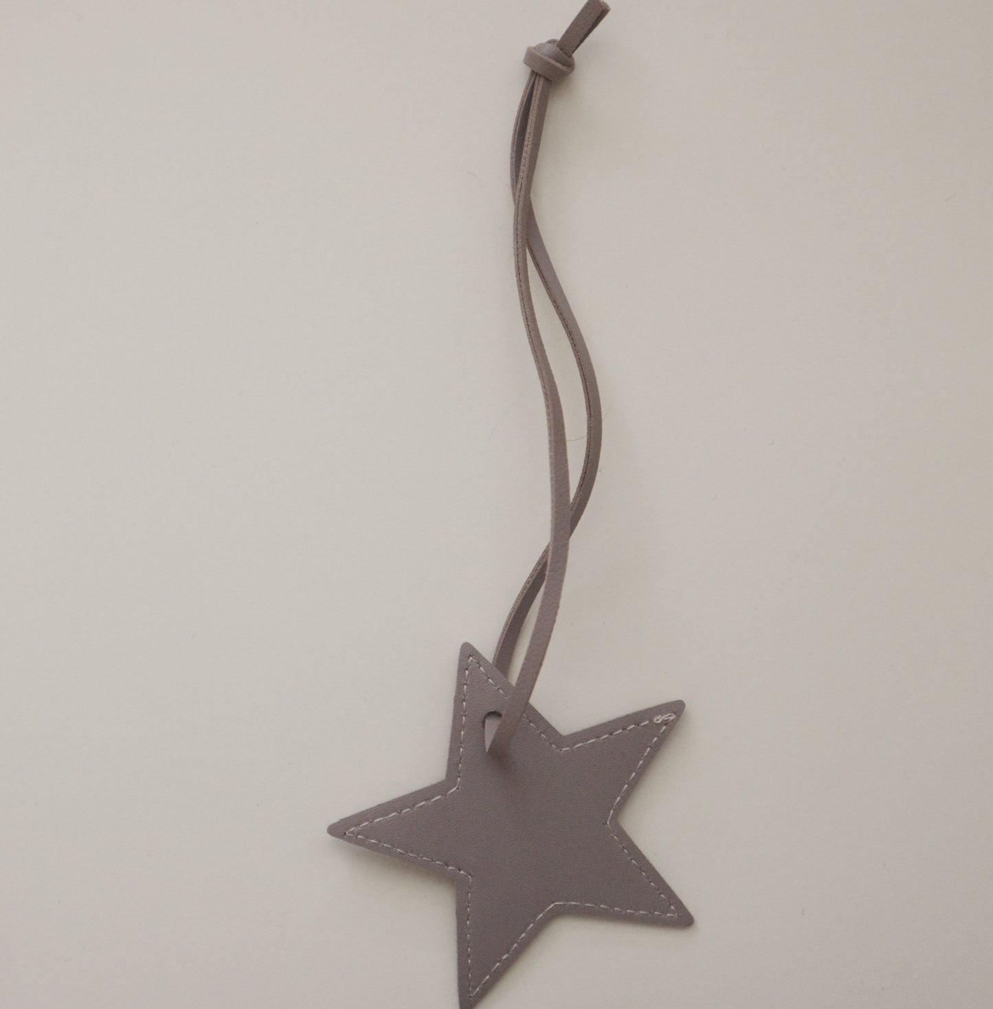 Light Purple Leather Star Bag Charm