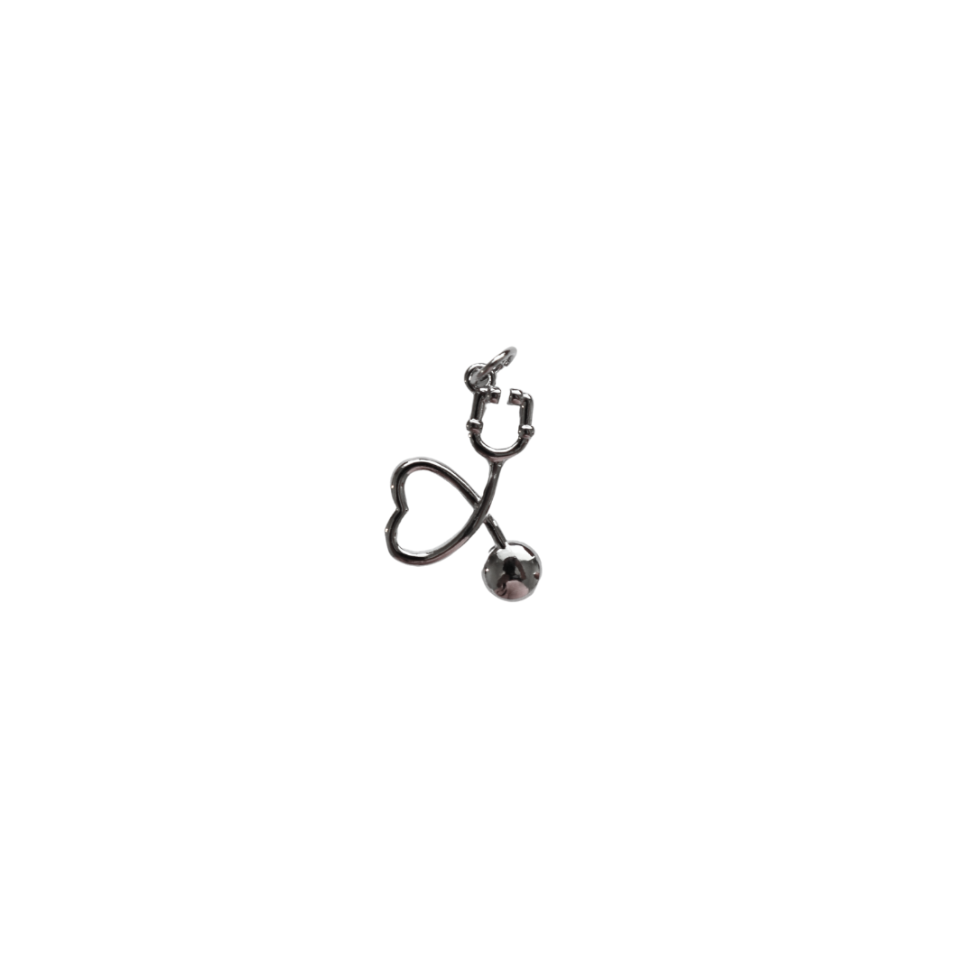 Sterling Silver Heart Stethoscope