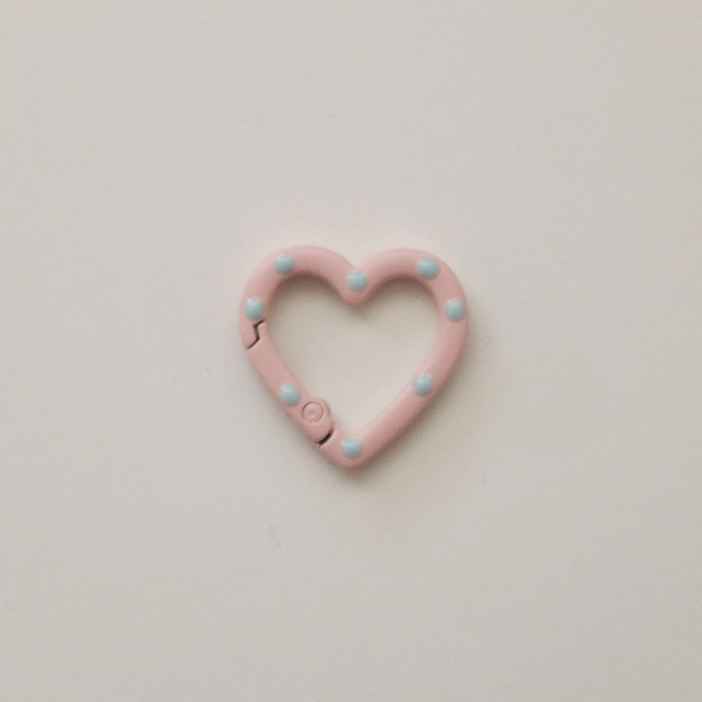 Pink/Blue Heart Clip