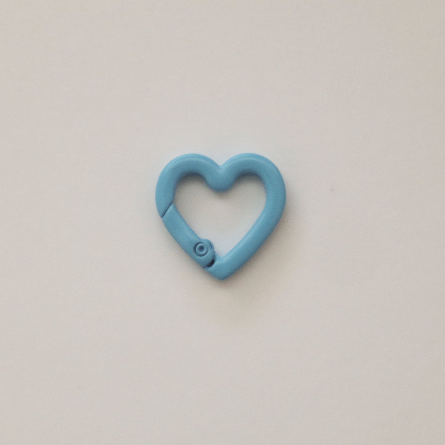 Small Blue Heart Clip