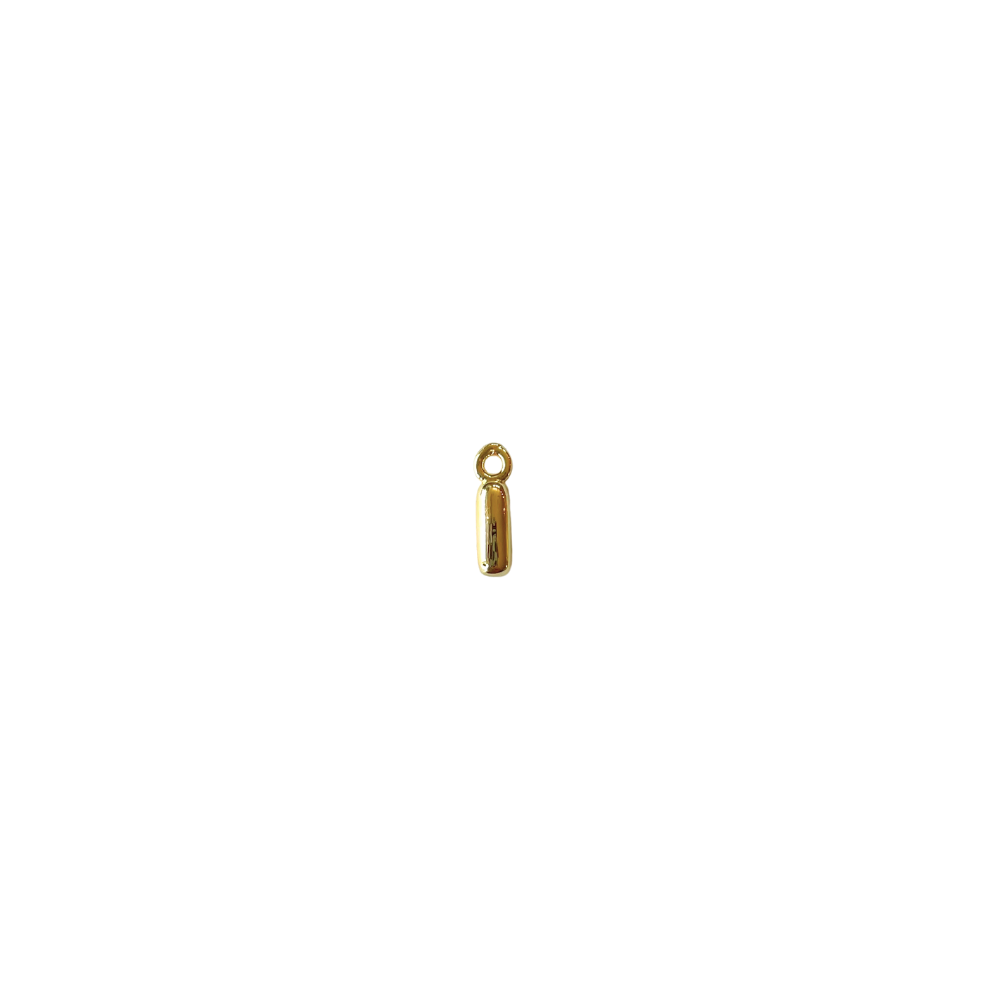 Mini Gold Filled Bubble Letter “I”