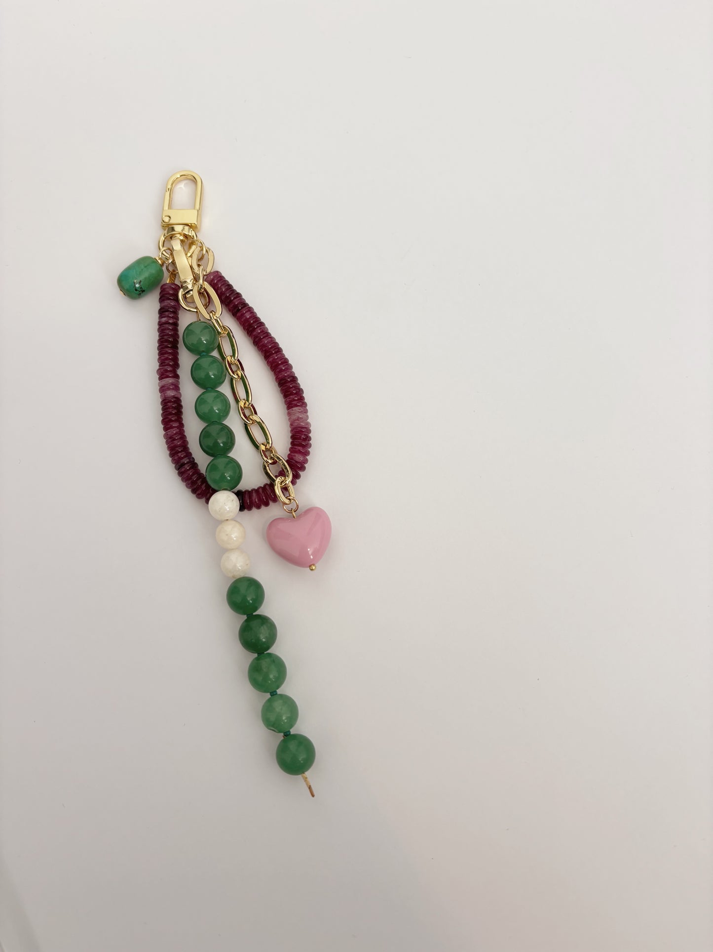 Spunky Beaded Bag Charm