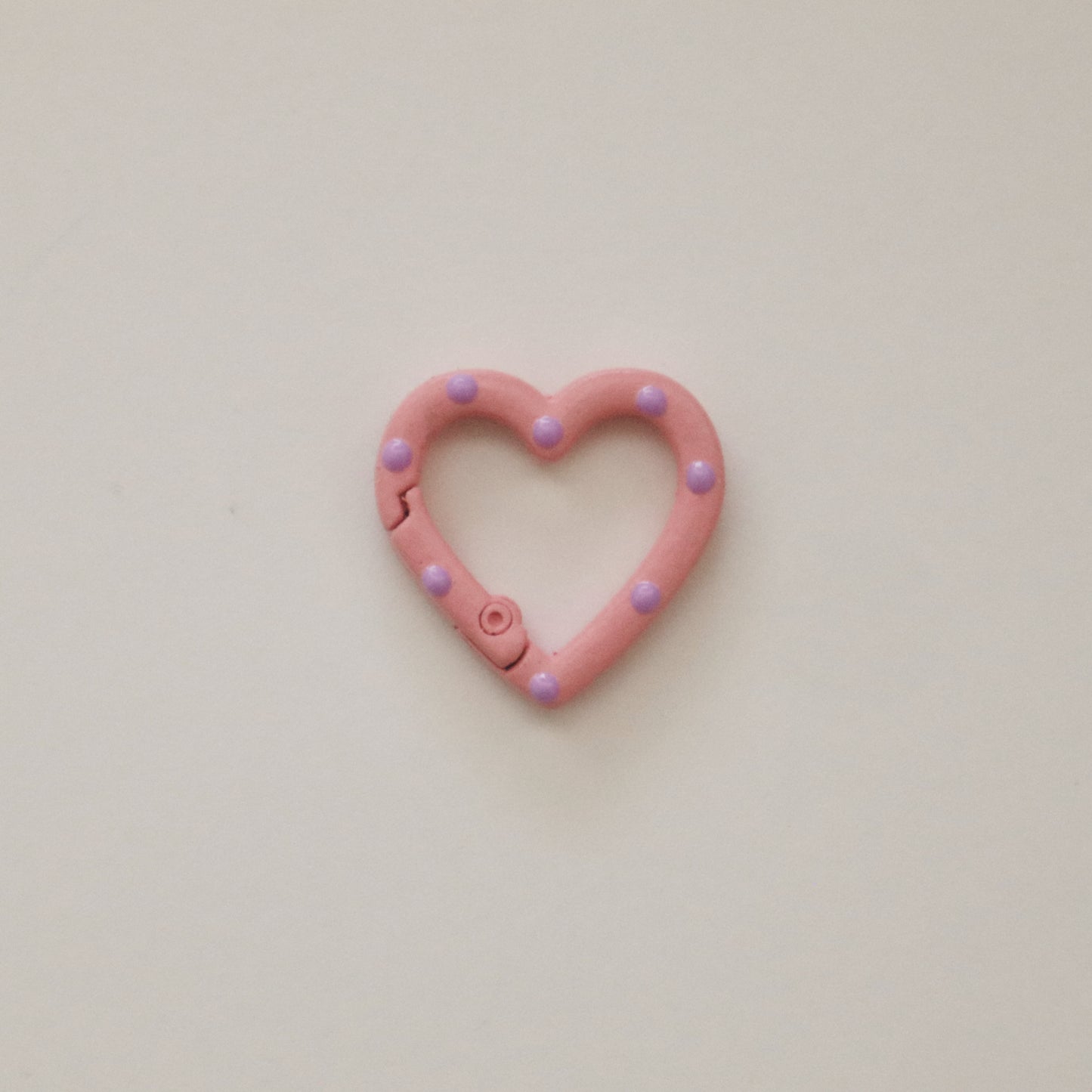 Pink/Purple Heart Clip
