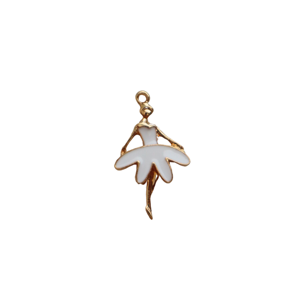 Big White and Gold Ballerina