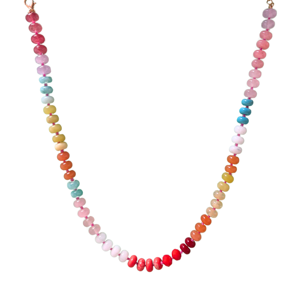 Sunset Beaded Necklace
