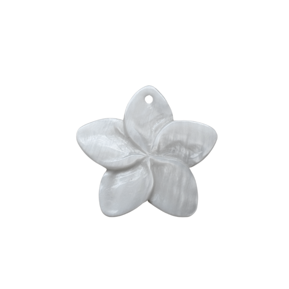 White Flower Charm