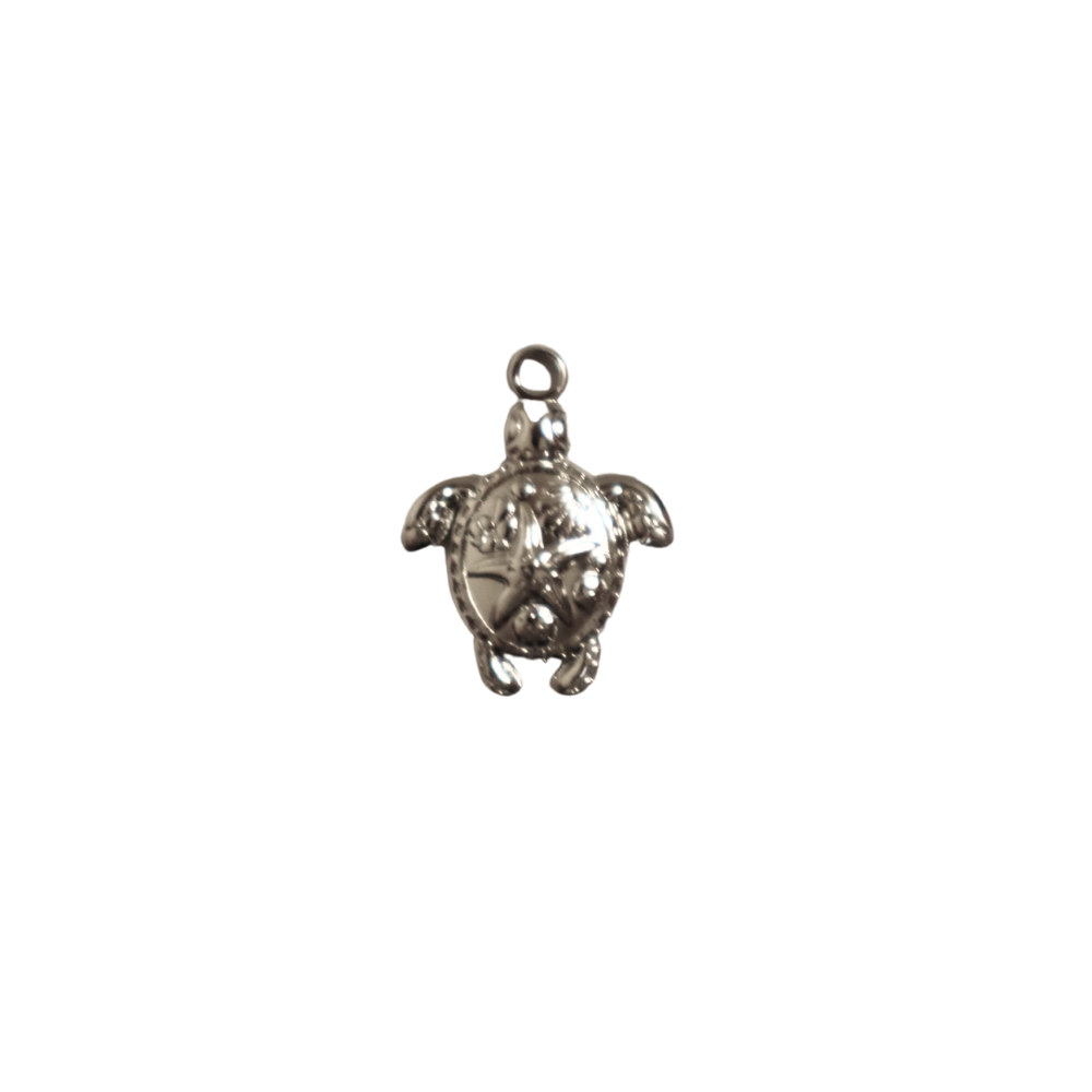 Silver Turtle Charm