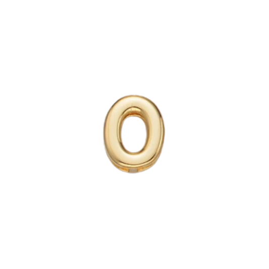 Slider Gold O Charm