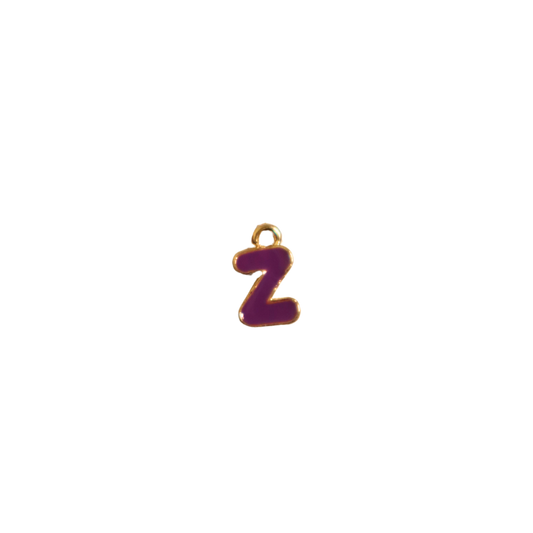 Small Purple “Z” Charm