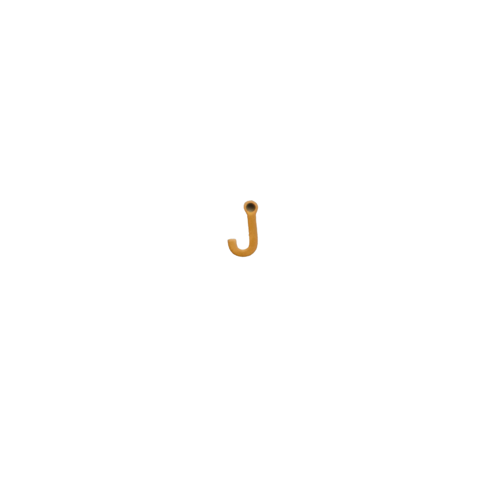 Small Gold Letter “J”