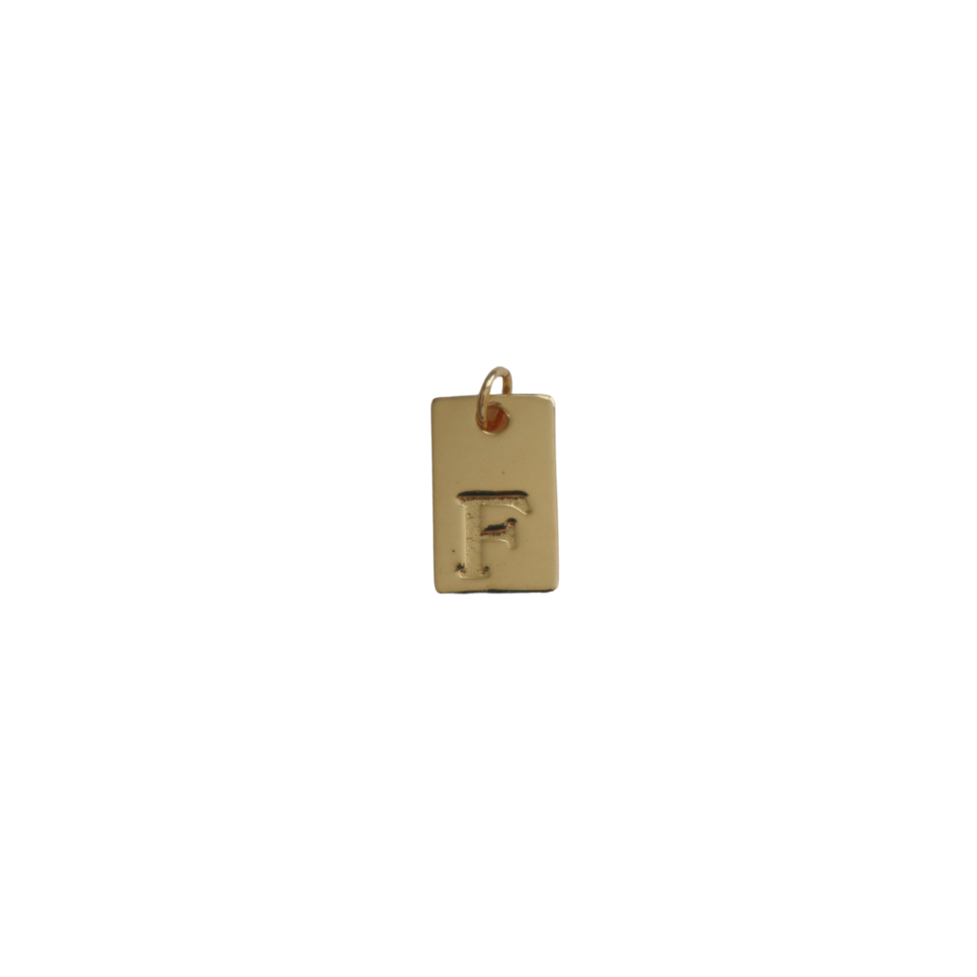 Gold Filled F Pendant