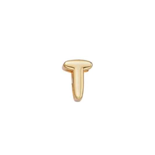 Slider Gold T Charm