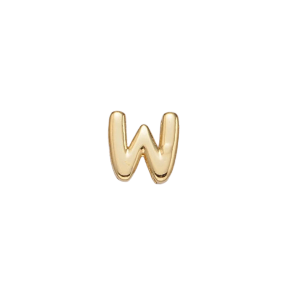 Slider Gold W Charm