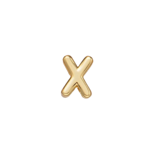 Slider Gold X Charm