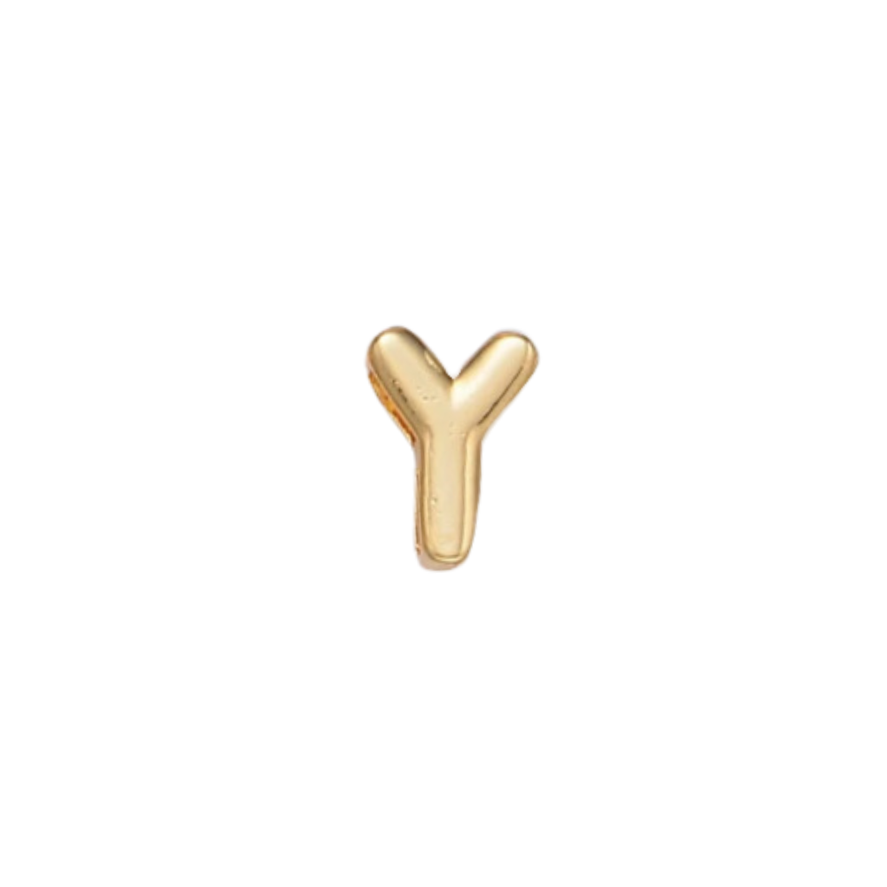 Slider Gold Y Charm