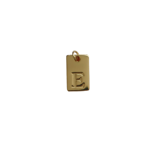 Gold Filled E Pendant