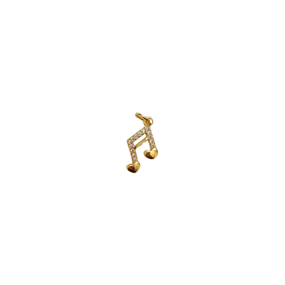 Small Gold Filled Music Note