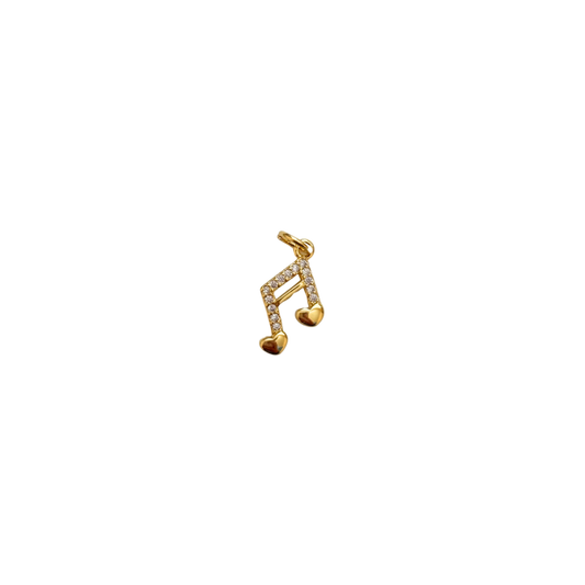 Small Gold Filled Music Note