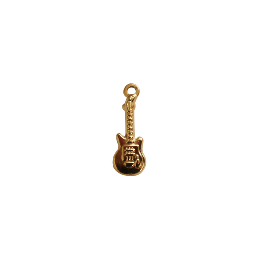 Gold Guitar Charm