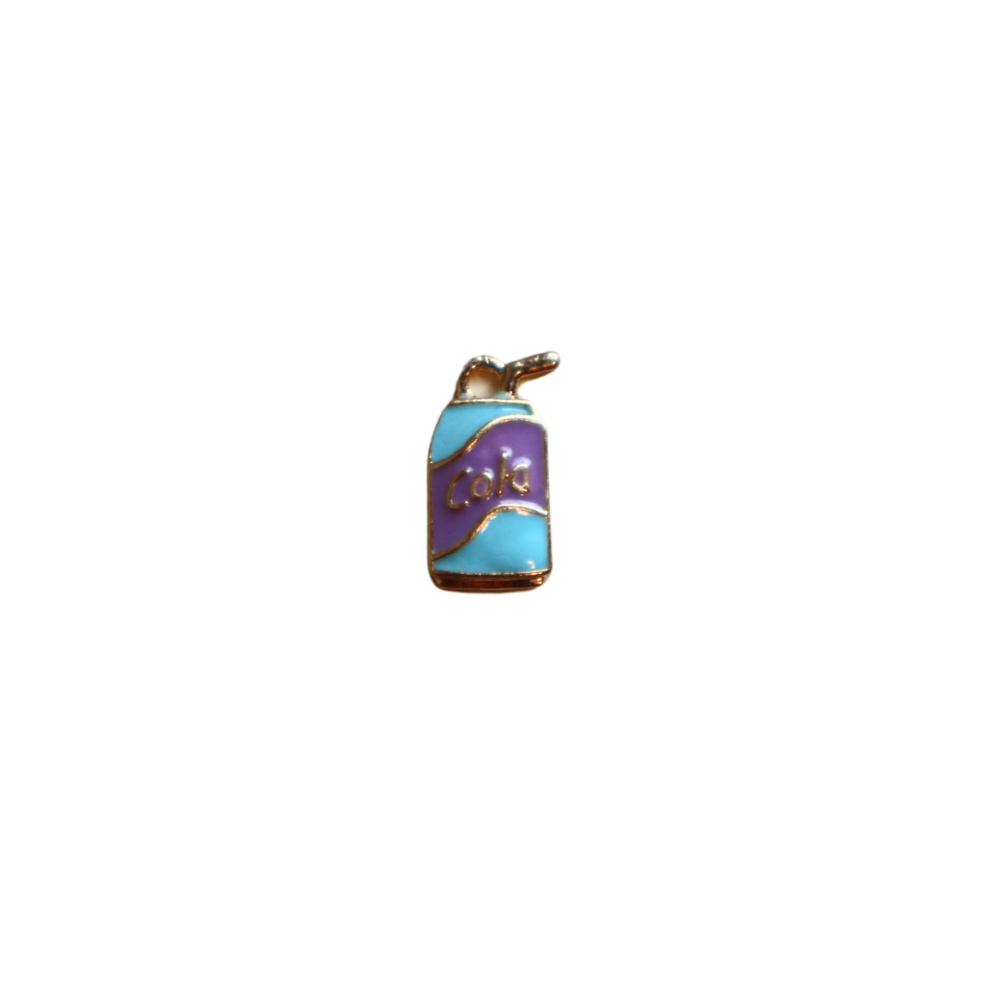 Blue/Purple Cola Gold Charm