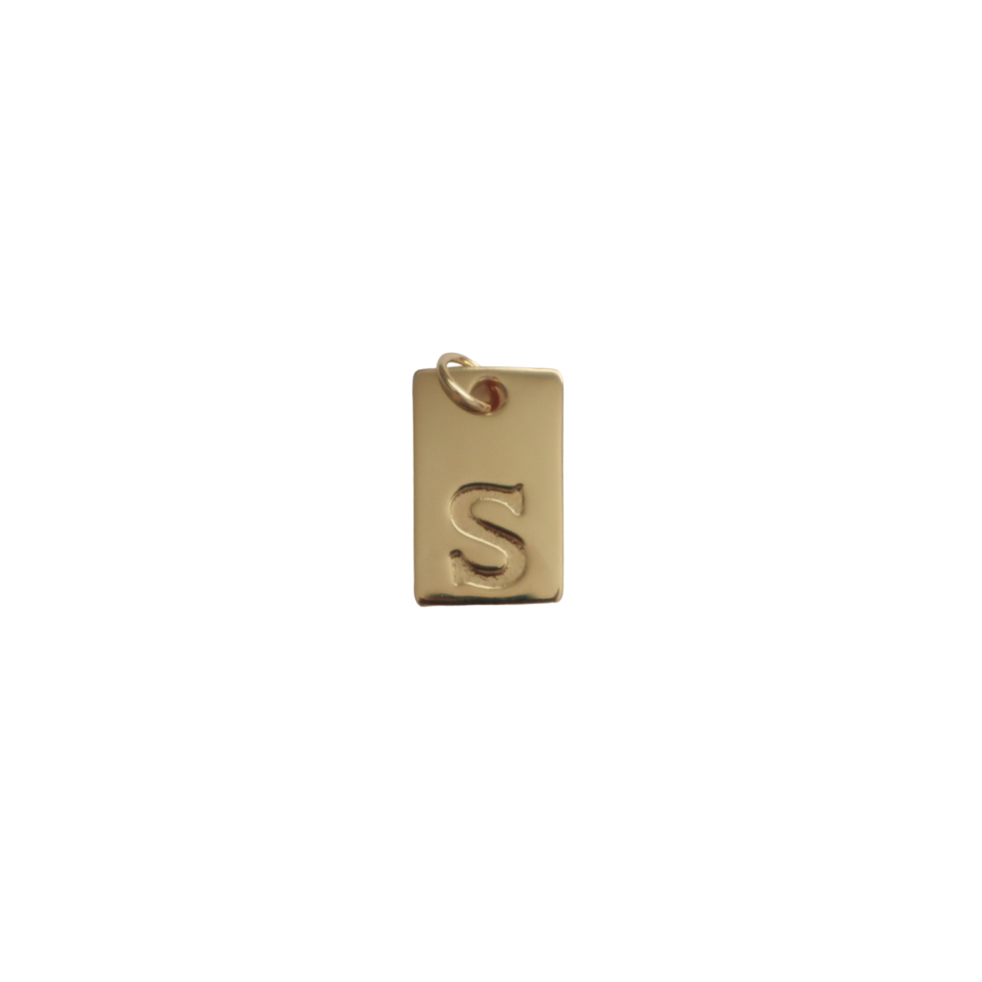 Gold Filled S Pendant