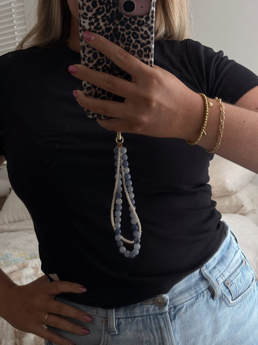 Double Beaded Phone Chain
