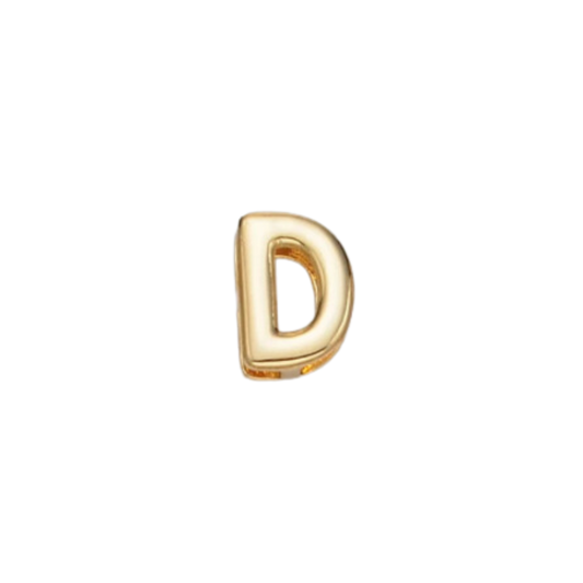 Slider Gold D Charm