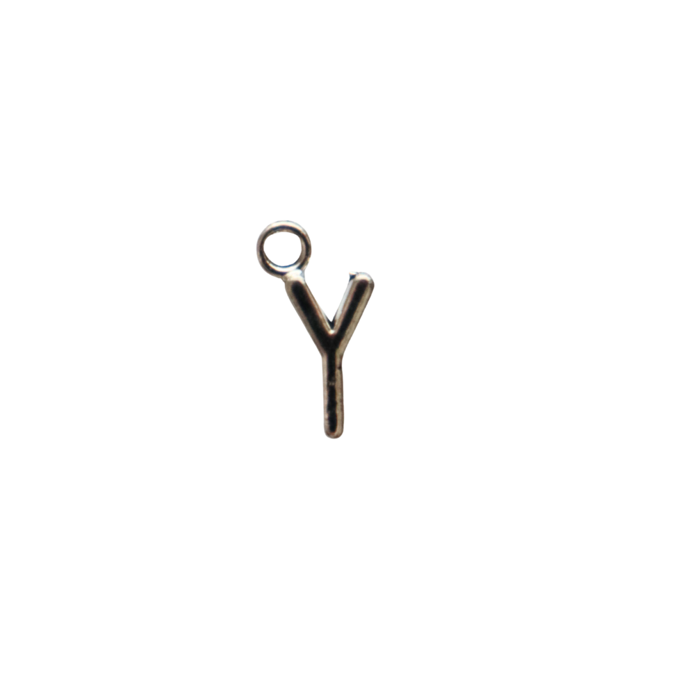 Silver Letter “Y”