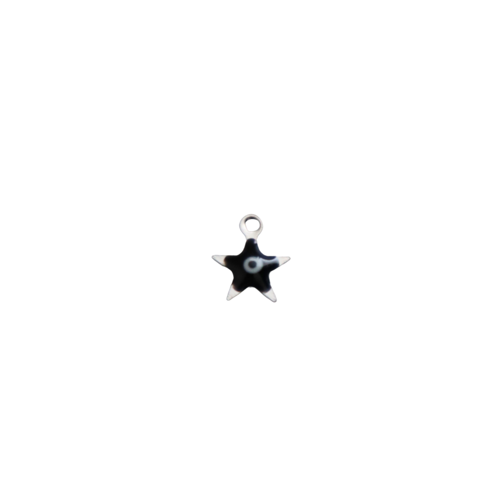 Black Star Eye Charm