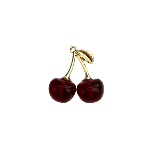 Big Red Cherry Charm