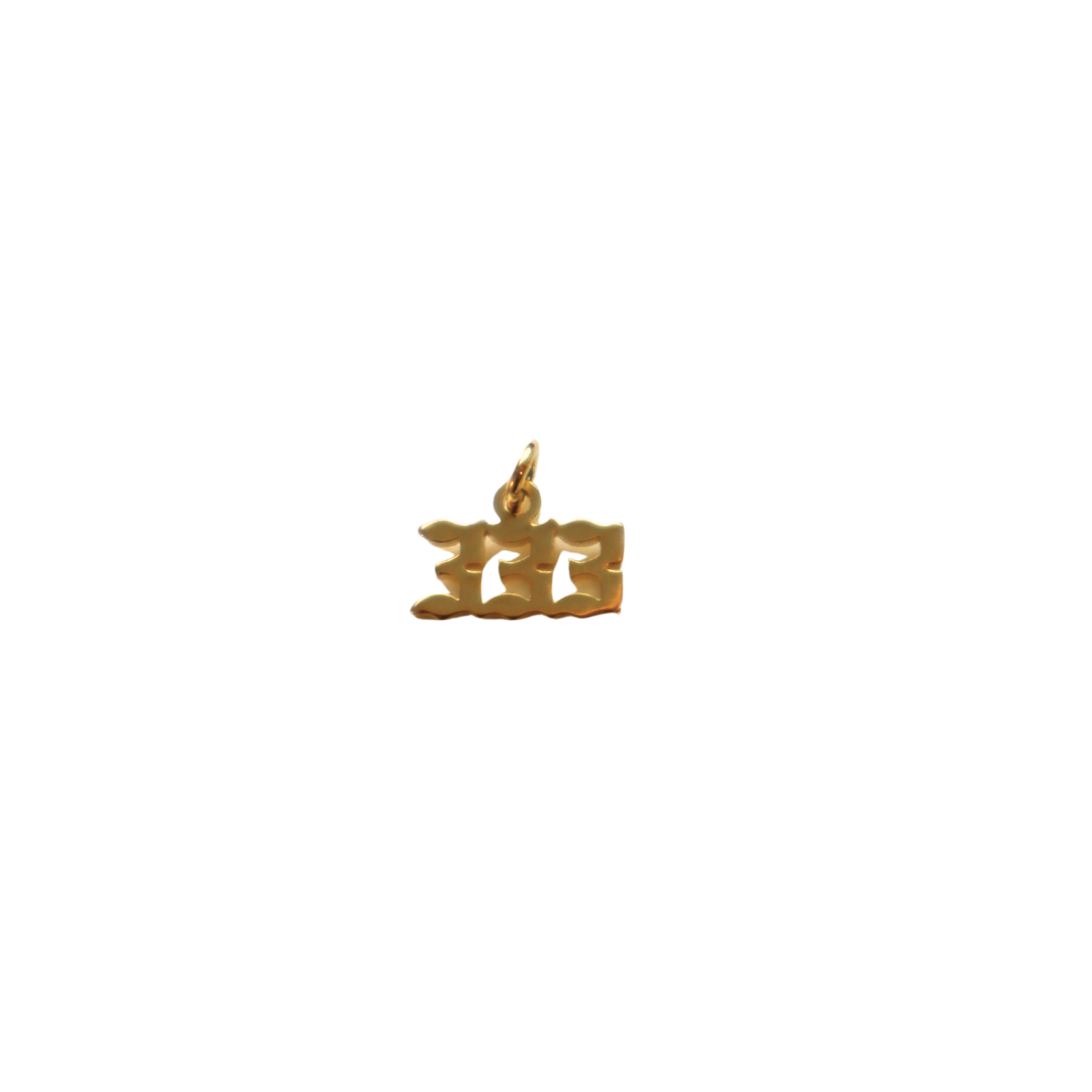 Gold Filled Angel Number “333”