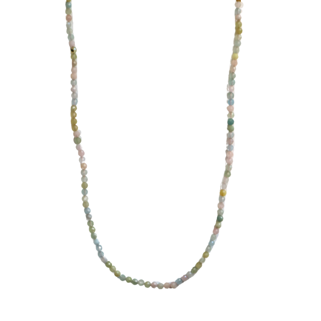 Pastel Multicolored Beaded Necklace