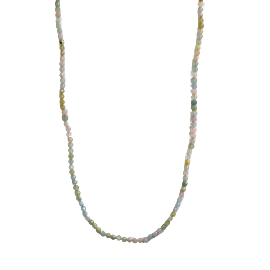 Pastel Multicolored Beaded Necklace