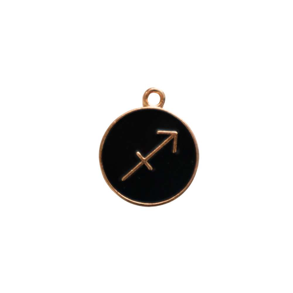 Big Black Sagittarius Charm