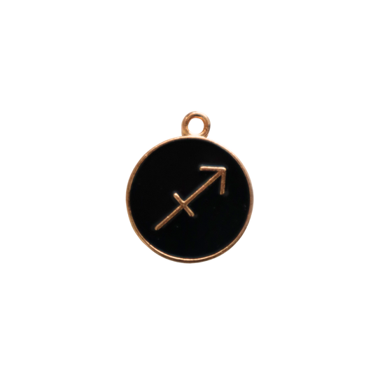 Big Black Sagittarius Charm