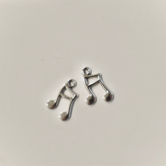 Silver Music Note