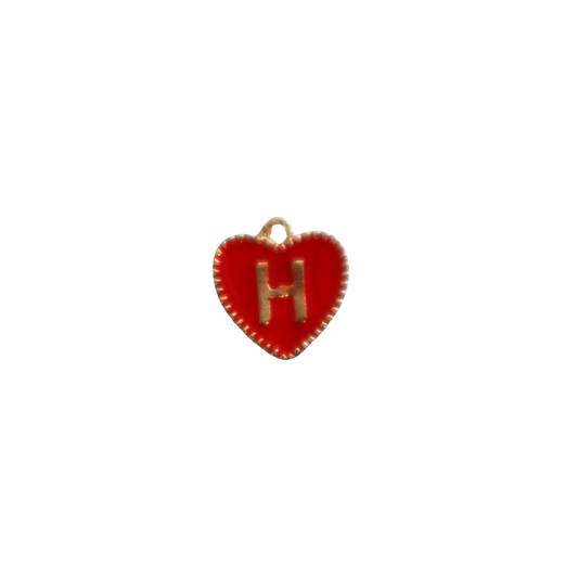 Red Textured “H” Heart