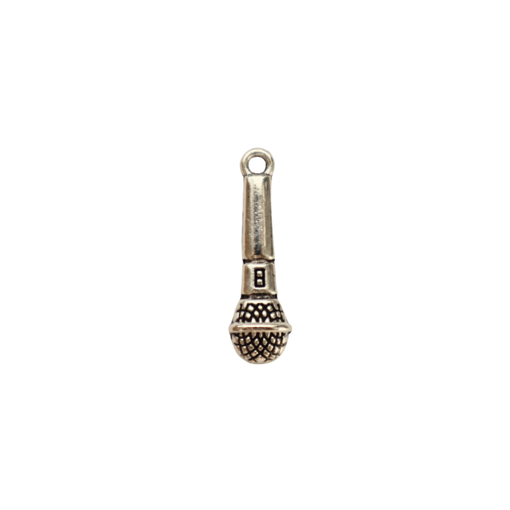 Silver Microphone