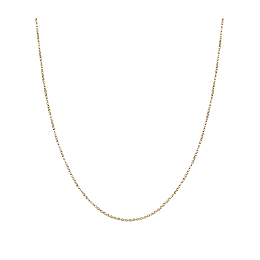 Gold Mini Rolo Chain Necklace