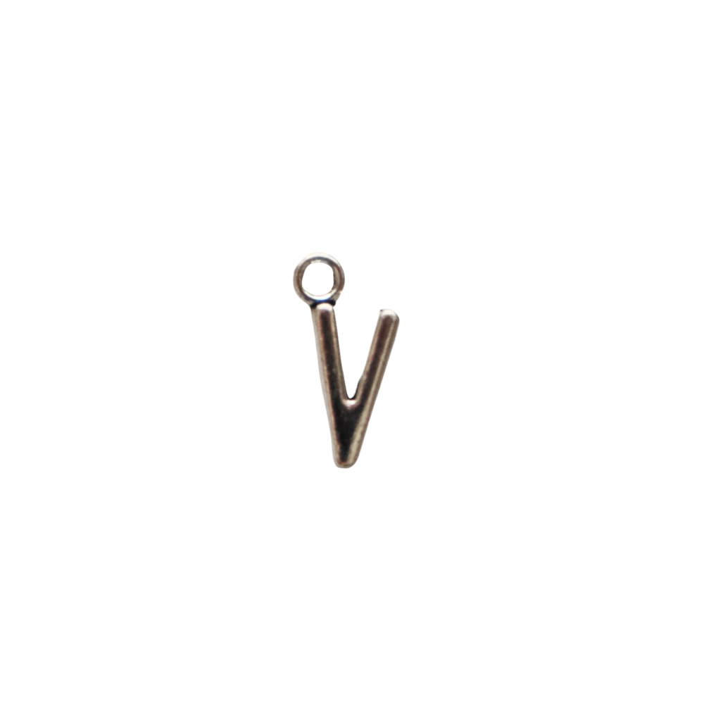 Silver Letter “V”