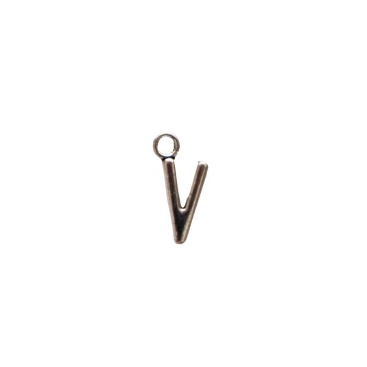 Silver Letter “V”