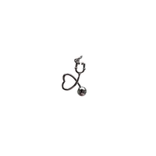 Sterling Silver Heart Stethoscope