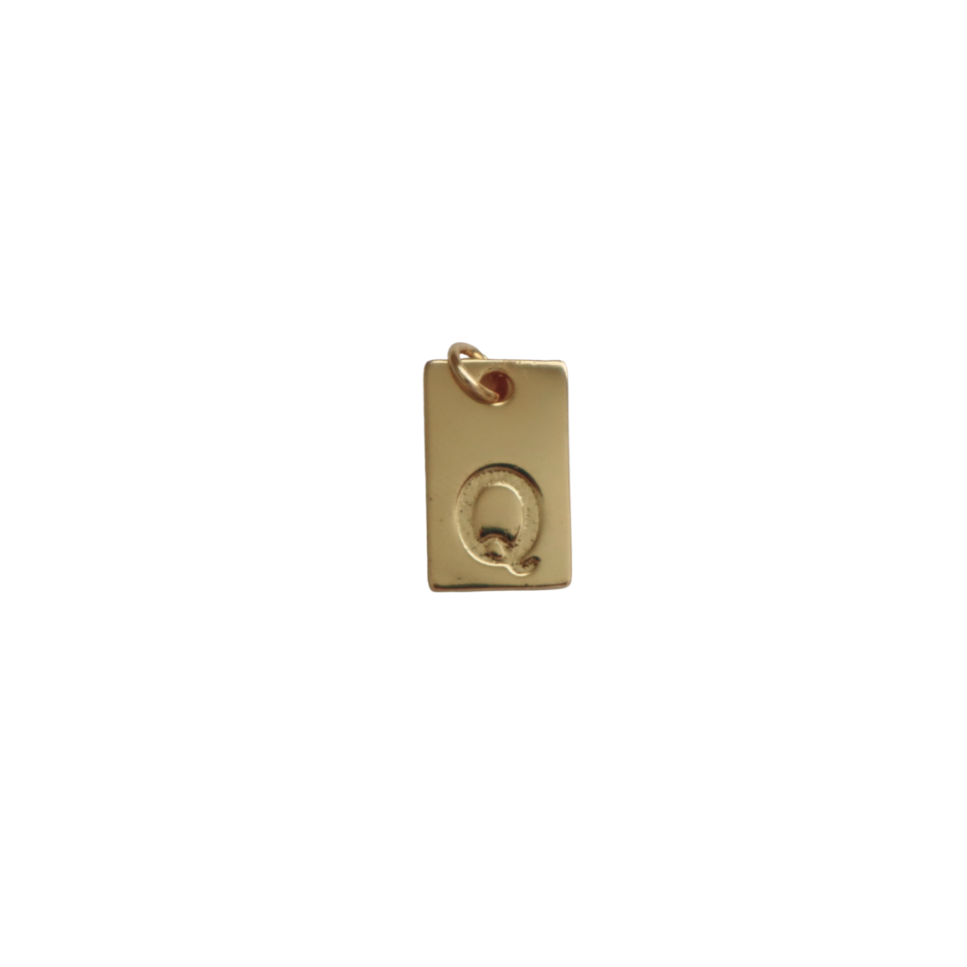 Gold Filled Q Pendant