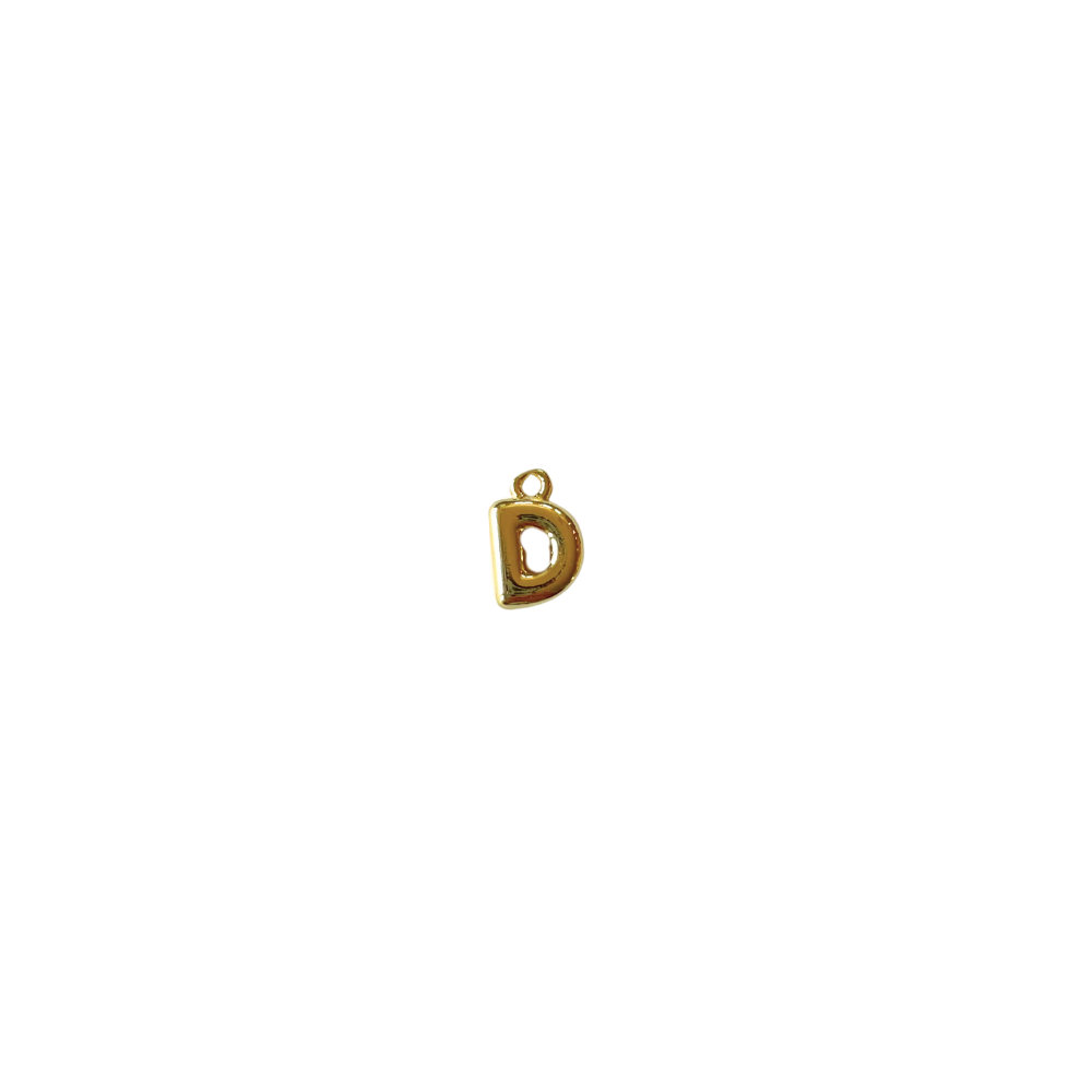Mini Gold Filled Bubble Letter “D”