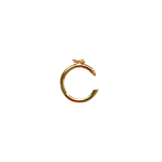 Gold Filled Skinny “C” Charm